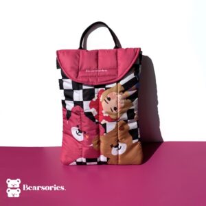 Puffy Laptop /Ipad Bag Bearies and Friend