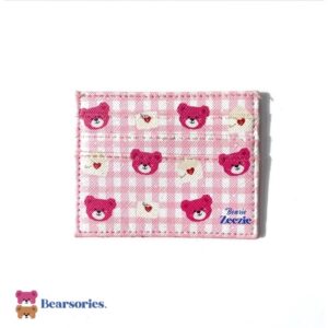 dompet kartu / card holder bearie zeezie heart pink